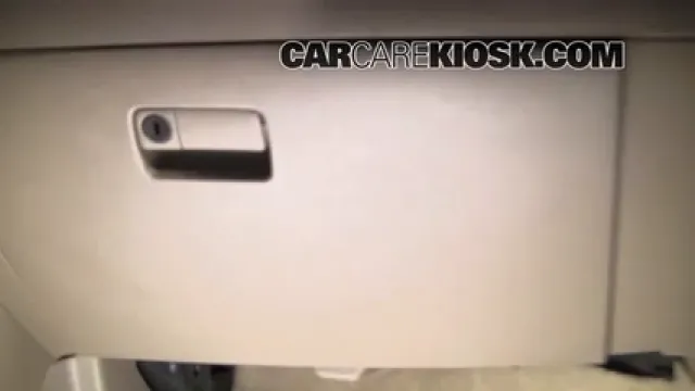 2004 Nissan Maxima SE 3.5L V6 Filtre à air (intérieur) Changement